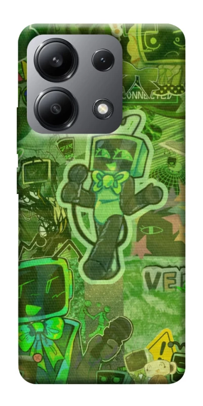 Чохол на Xiaomi Redmi Note 13 4G Dandysworld tv green theme фото 1 з 1
