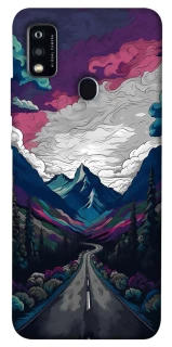 Чехол на ZTE Blade A51 Нарисованные горы фото 1 из 1