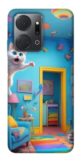 Чохол на Huawei Honor X7a crazy cat фото 1 з 1