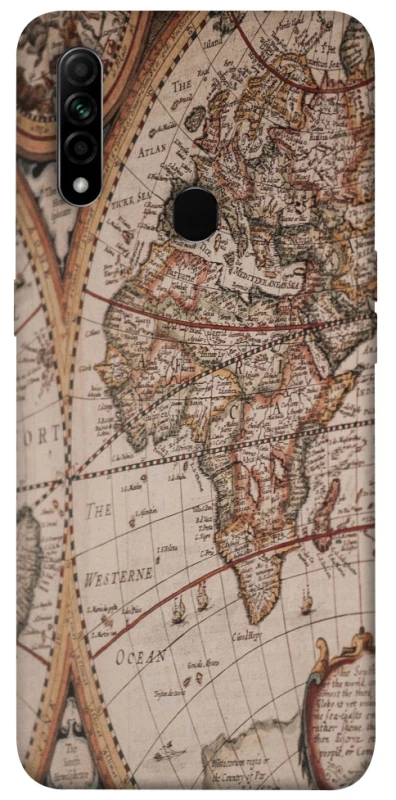 Чохол на Oppo A31 Карта подорожей фото 1 з 1