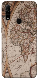 Чохол на Oppo A31 Карта подорожей фото 1 з 1