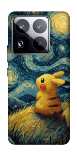 Чехол на Xiaomi 15 Pro Pikachu and Van Gogh фото 1 из 1