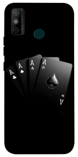 Чехол на TECNO Spark 6 Go Black Cards фото 1 из 1