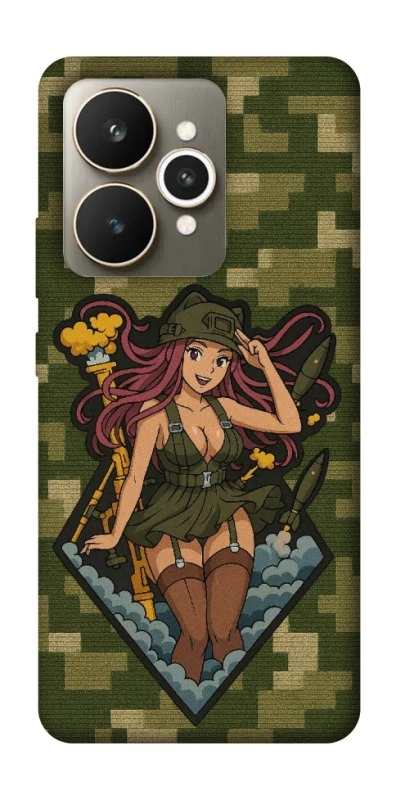 Чохол на Realme 15 Military Waifu фото 1 з 1