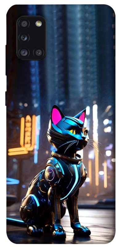 Чехол на Samsung Galaxy A31 Cyber cat фото 1 из 1