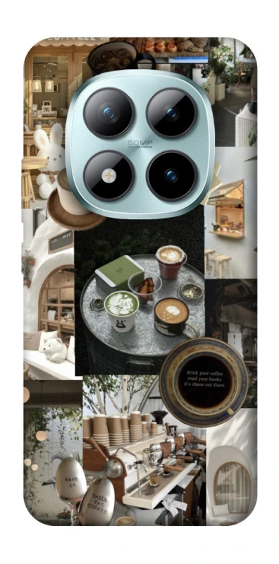 Чохол на Xiaomi Redmi Note 15 Pro+ 5G Coffee collage ver.4 фото 1 з 1