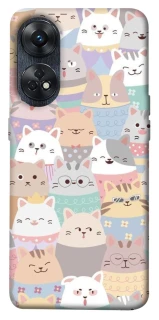 Чохол на Oppo Reno 8T 4G Funny Kittens ver.2 фото 1 з 1
