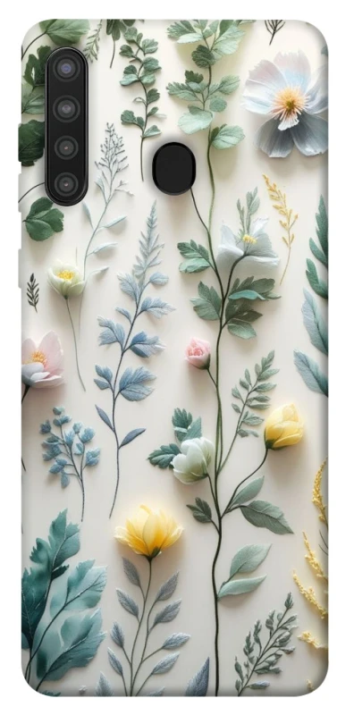 Чехол на Samsung Galaxy A21 Floral design ver.4 фото 1 из 1