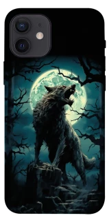 Чехол на Apple iPhone 12 (6.1") Волк под луной фото 1 из 1