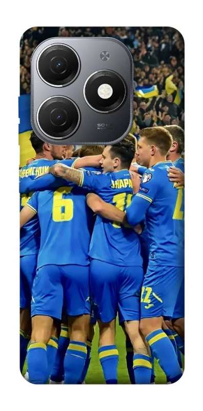 Чехол на TECNO Spark 20 Сборная Украины v3 фото 1 из 1