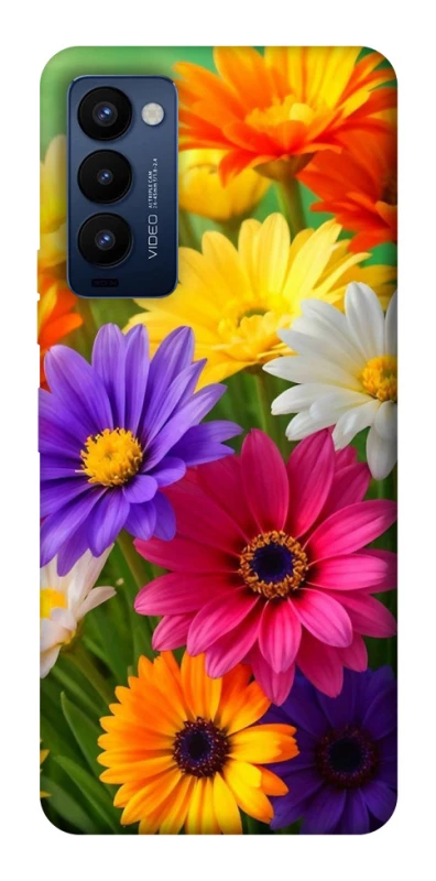 Чохол на TECNO Camon 18 Pro Flowers v32 фото 1 з 1