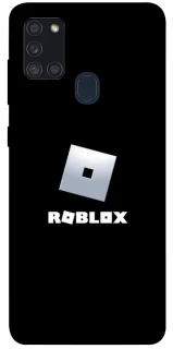Чехол на Samsung Galaxy A21s Roblox logo black фото 1 из 1