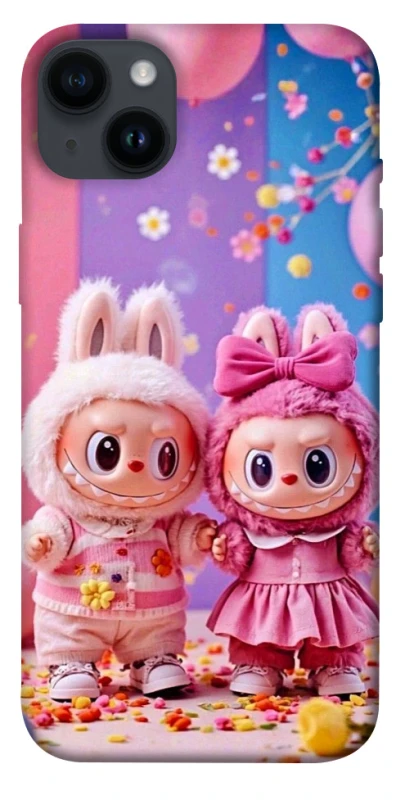 Чехол на Apple iPhone 14 Plus (6.7") Labubu twins ver.2 фото 1 из 1