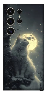 Чехол на Samsung Galaxy S25 Ultra Кот под луной фото 1 из 1