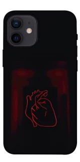 Чехол на Apple iPhone 12 mini (5.4") Красное сердце фото 1 из 1