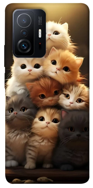 Чехол на Xiaomi 11T / 11T Pro Чехол Kittie Love v2 фото 1 из 1