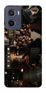 Чохол на Motorola Moto E15 Coffee collage ver.1 фото 1 з 1