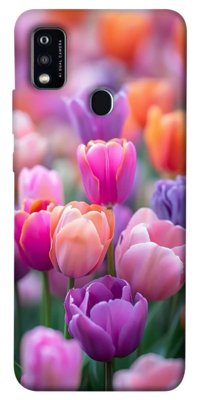 Чохол на ZTE Blade A51 Тюльпанове поле фото 1 з 1