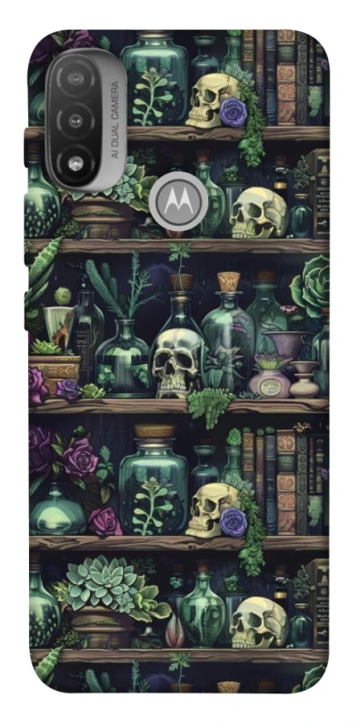 Чохол на Motorola Moto E20 Bookshelf ver.1 фото 1 з 1