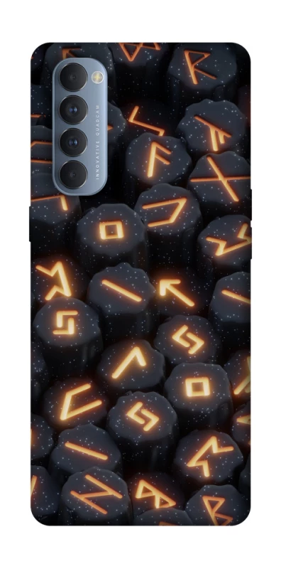 Чохол на Oppo Reno 4 Pro Вогняні руни фото 1 з 1