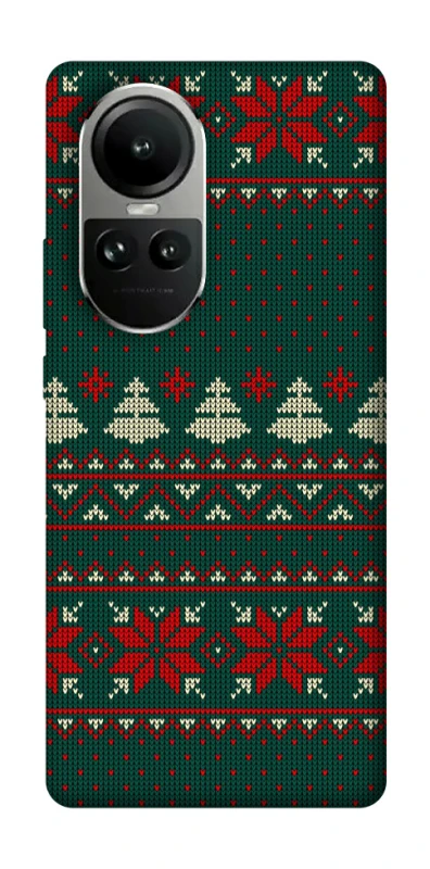 Чехол на Oppo Reno 10 Christmas jumper ver.4 фото 2 из 2