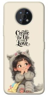 Чохол на Nokia G50 Create the life you love фото 1 з 1