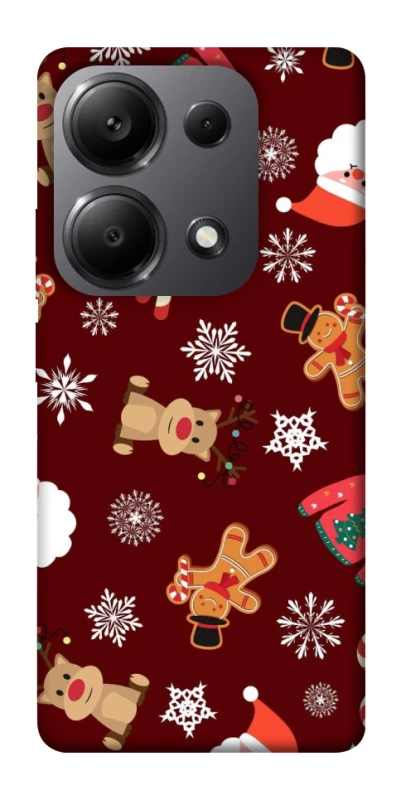 Чехол на Xiaomi Redmi Note 13 Pro 4G Новогодний v6 фото 1 из 1