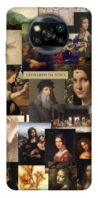 Чохол на Xiaomi Poco X3 NFC / Poco X3 Pro Leonardo da Vinci фото 1 з 1