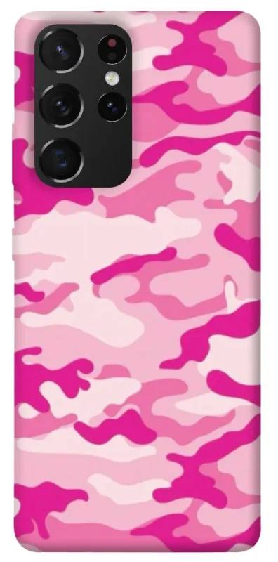 Чехол на Samsung Galaxy S21 Ultra camouflage pink фото 1 из 1