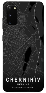 Чохол на Samsung Galaxy S20 Chernihiv map фото 1 з 1