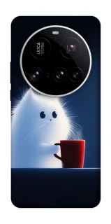 Чехол на Xiaomi 15 Ultra Чехол кот с кофе фото 1 из 1