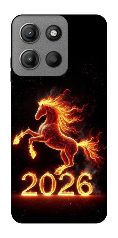 Чохол на Motorola Moto G15 Power Red Fire Horse ver.1 фото 1 з 1