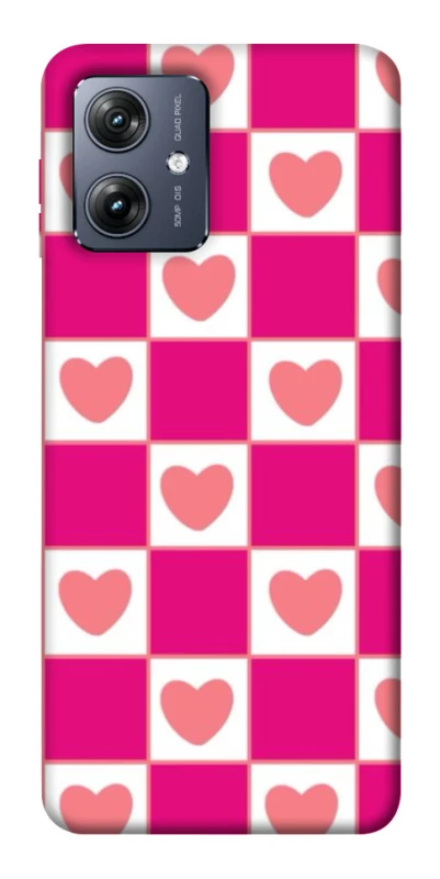 Чохол на Motorola Moto G54 Chess heart фото 1 з 1