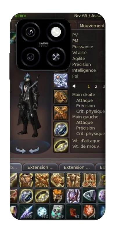 Чохол на ZTE Blade A55 4G Character Menu ver.1 фото 1 з 1