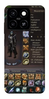 Чехол на ZTE Blade A55 4G Character Menu ver.1 фото 1 из 1