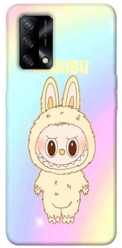 Чехол на Oppo A74 4G Fluffy Rainbow Labubu фото 1 из 1