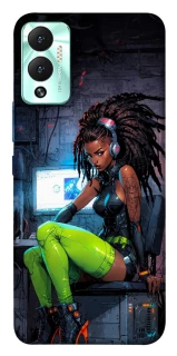 Чехол на Infinix Hot 12 Play Cyber girl фото 1 из 1