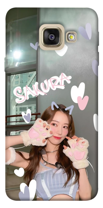 Чохол на Samsung A520 Galaxy A5 (2017) Sakura - LE SSERAFIM фото 1 з 1