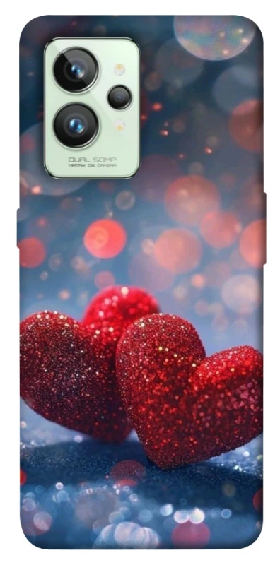Чохол на Realme GT2 Red hearts фото 1 з 1