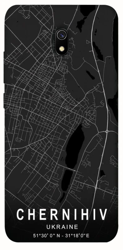 Чехол на Xiaomi Redmi 8a Chernihiv map фото 1 из 1
