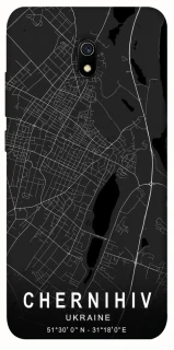 Чохол на Xiaomi Redmi 8a Chernihiv map фото 1 з 1