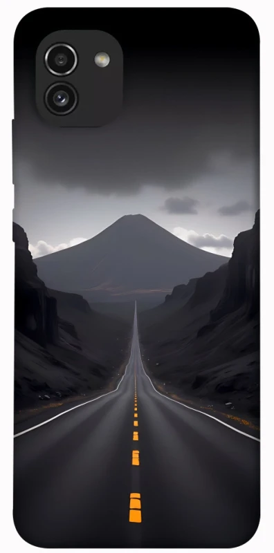 Чохол на Samsung Galaxy A03 Black mountains фото 1 з 1