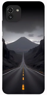 Чохол на Samsung Galaxy A03 Black mountains фото 1 з 1