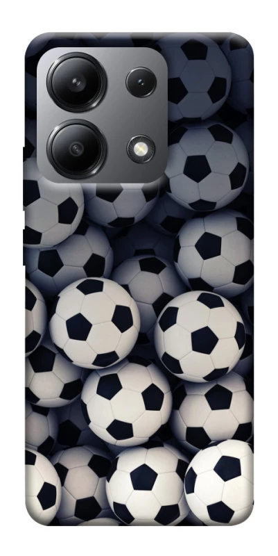 Чохол на Xiaomi Redmi Note 13 4G Футбольні м'ячи фото 1 з 1