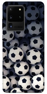 Чехол на Samsung Galaxy S20 Ultra Футбольные мячи фото 1 из 1