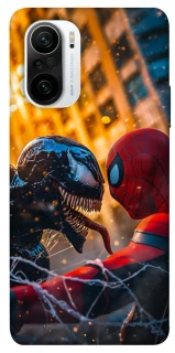 Чохол на Xiaomi Redmi K40 / K40 Pro / K40 Pro+ / Poco F3 Venom vs Spiderman фото 1 з 1