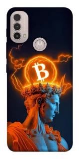 Чехол на Motorola Moto E40 Bitcoin God фото 1 из 1