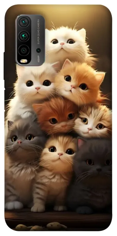 Чехол на Xiaomi Redmi 9T Чехол Kittie Love v2 фото 1 из 1