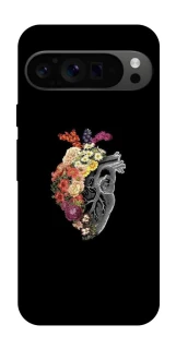 Чохол на Google Pixel 9 Pro Heart with flowers фото 1 з 1