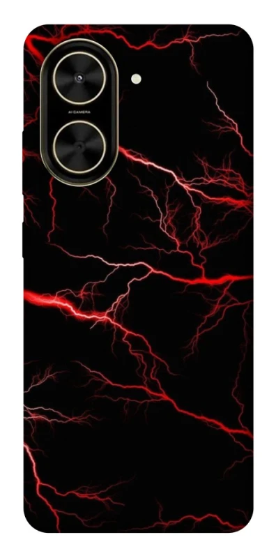 Чохол на Xiaomi Poco C71 Червона молнія фото 1 з 1